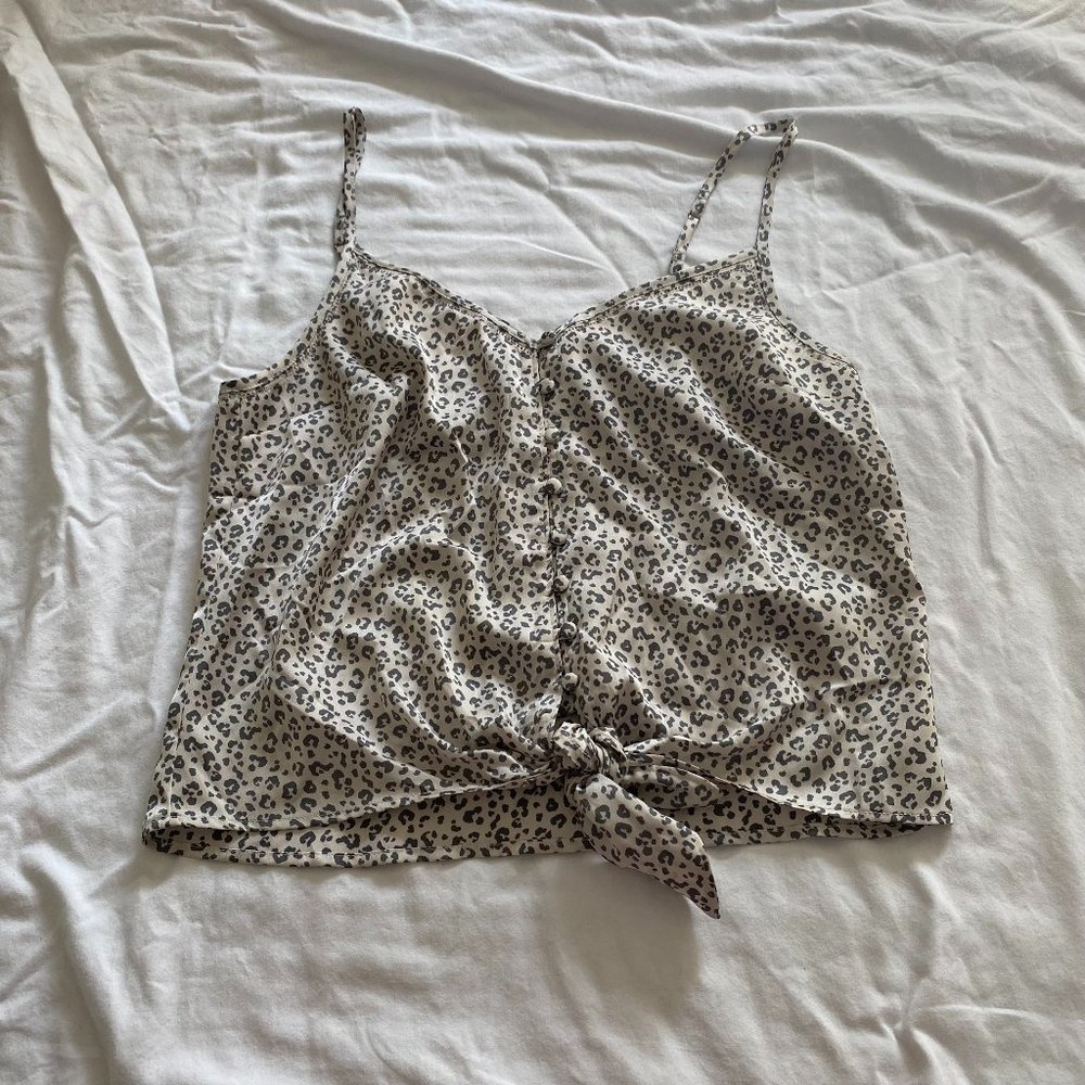 Abercrombie & Fitch Leopard Print Tank Top Blouse